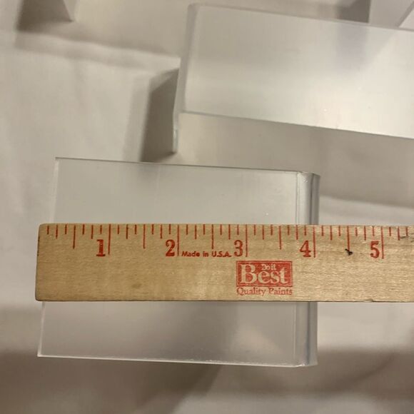 10 piece set of clear acrylic display risers 5 sizes for candy or jewelry, etc. - Picture 7 of 14